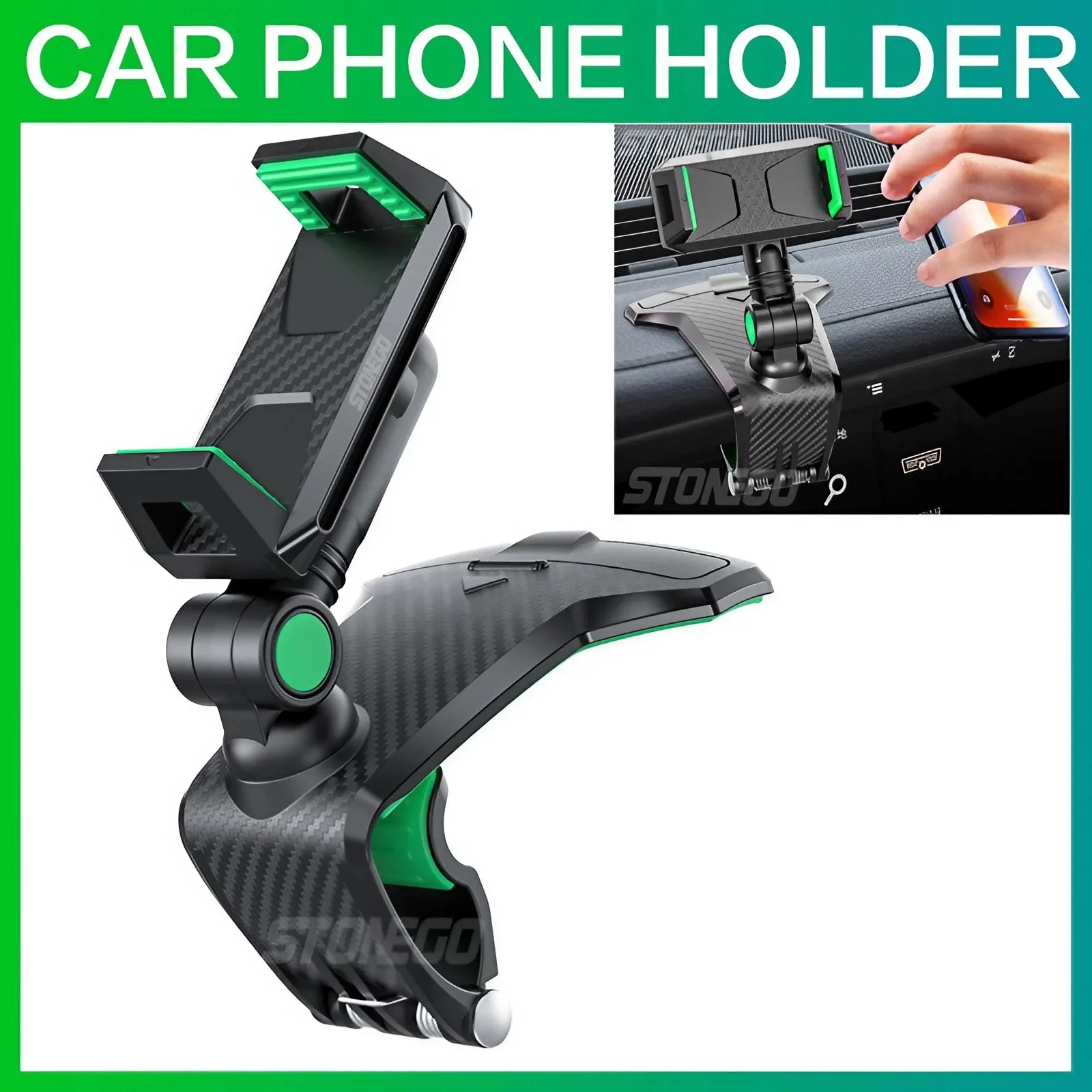 Tablet Car Mount - 범용 대시보드 차량용 휴대폰 거치대, 이지