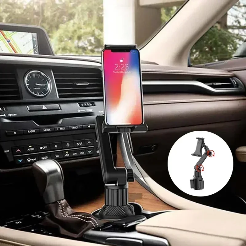튼튼한 베이스가 있는 차량용 컵홀더 태블릿 및 휴대폰  - Tablet Car Mount 리뷰 및 가격