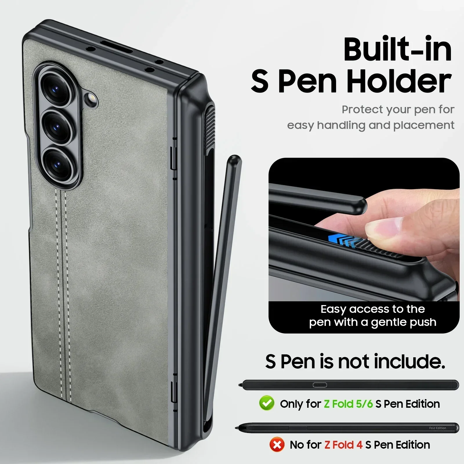 삼성 폴드 6 폰 케이스, 힌지 보호, S펜 홀더, 화 - Windows Tablet Accessories 리뷰 및 가격
