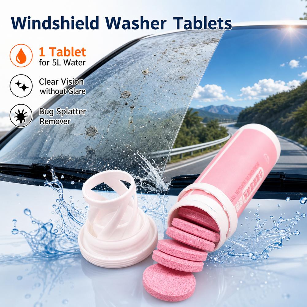 자동차 앞 유리 세정제 발포정, 벌레 흔적, 먼지, 기 - Tablet Car Accessories 리뷰 및 가격