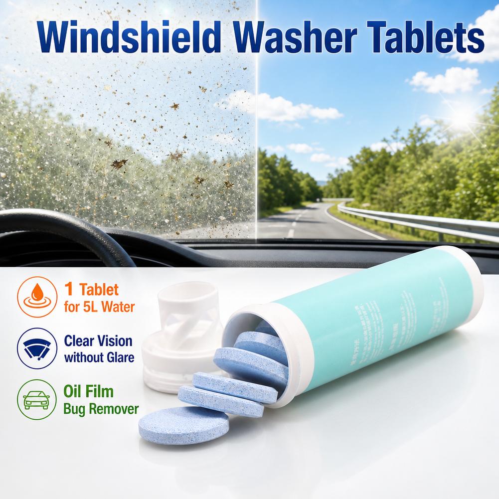 자동차 앞 유리 세정제 발포정, 벌레 흔적, 먼지, 기 - Tablet Car Accessories 리뷰 및 가격